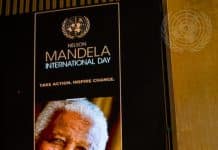 UN Photo/Eskinder Debebe - Una vista dell'incontro informale dell'Assemblea Generale in plenaria per celebrare la Giornata Internazionale Nelson Mandela. Il Premio ONU Nelson Mandela 2020 sarà assegnato alla signora Marianna V. Vardinoyannis della Grecia e al dottor Morissanda Kouyaté della Guinea.
