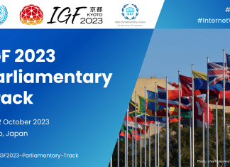 locandina del diciottesimo Internet Governance Forum 2023
