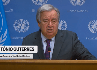 Antonio Guterres sollecita alla pace in Medio Oriente