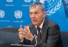 Il Capo di UNRWA su distruzione di una scuola a Gaza. UN Photo/Evan Schneider
