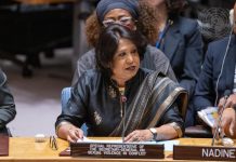 La Rappresentante speciale del Segretario Generale per la violenza sessuale nei conflitti, Pramila Patten, chiede il rilascio immediato, sicuro e incondizionato degli ostaggi rimasti dopo 75 giorni di prigionia di Hamas La Rappresentante speciale del Segretario Generale per la violenza sessuale nei conflitti, Pramila Patten, chiede il rilascio immediato, sicuro e incondizionato degli ostaggi rimasti dopo 75 giorni di prigionia di Hamas. UN Photo/Eskinder Debebe