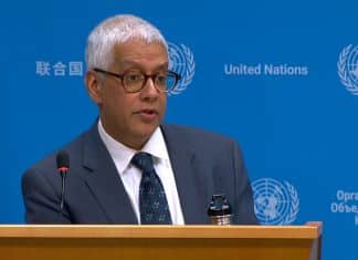 Farhan Haq, Vice Portavoce del Segretario generale. La sua dichiarazione è attribuibile al Portavoce del Segretario Generale.