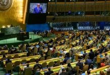 Un'ampia veduta della decima Sessione speciale d'emergenza dell'Assemblea generale, che si è riunita l'ultima volta il 12 dicembre 2023.