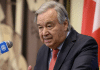 Foto del Segretario Generale ONU Antonio Guterres