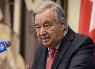 Foto del Segretario Generale ONU Antonio Guterres