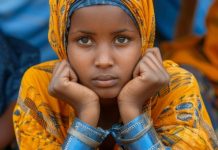 Una ragazza della Mauritania