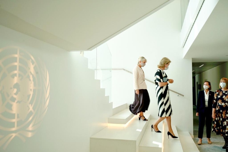 Koningin Mathilde, Camilla Brückner, Brussel, UN House