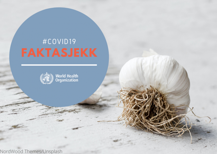 spise hvitløk koronavirus covid-19 faktasjekk koronavirus covid-19 faktasjekk