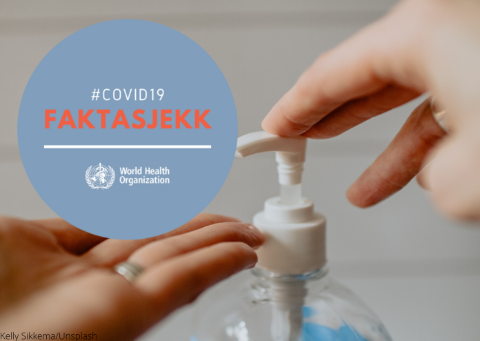 sprit klor koronavirus covid-19 faktasjekk sprit klor koronavirus covid-19 faktasjekk