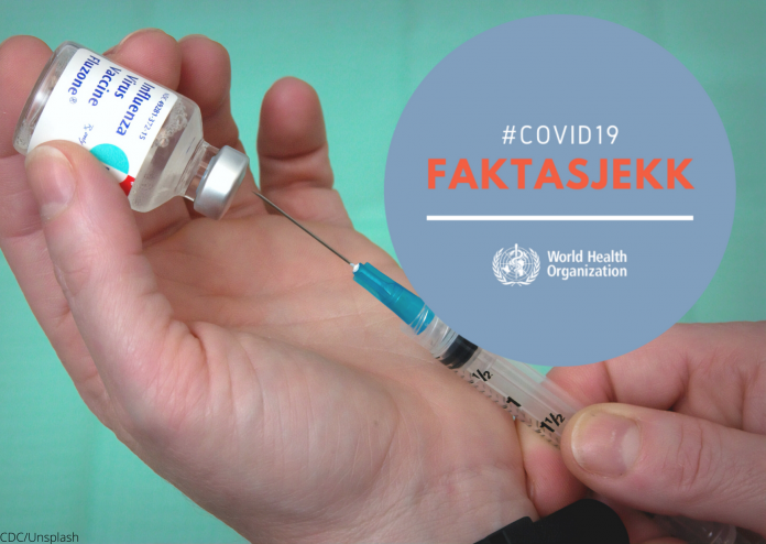 vaksine lungebetennelse koronavirus covid-19 faktasjekk vaksine lungebetennelse koronavirus covid-19 faktasjekk