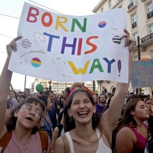 Born this way-sign-girls-pride