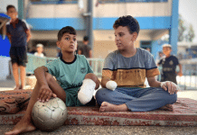 Gaza-UNRWA-helse-Palestina-luftangrep-barn-Israel