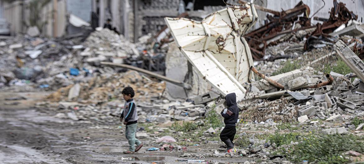 Gaza-barn-Israel-FN