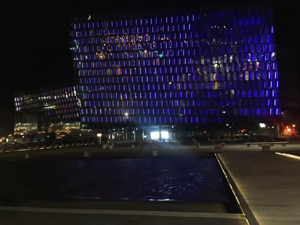 Koncerthuset Harpa i Reykjavik