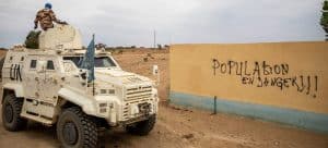En pansarvagn