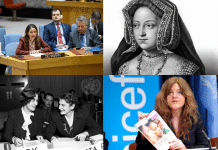 Ett collage av bilder av kvinnor